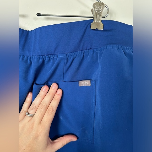 BNWOT Winning Blue High Waisted Zamora Jogger Scrub Pants Size 4XL - Picture 9 of 11